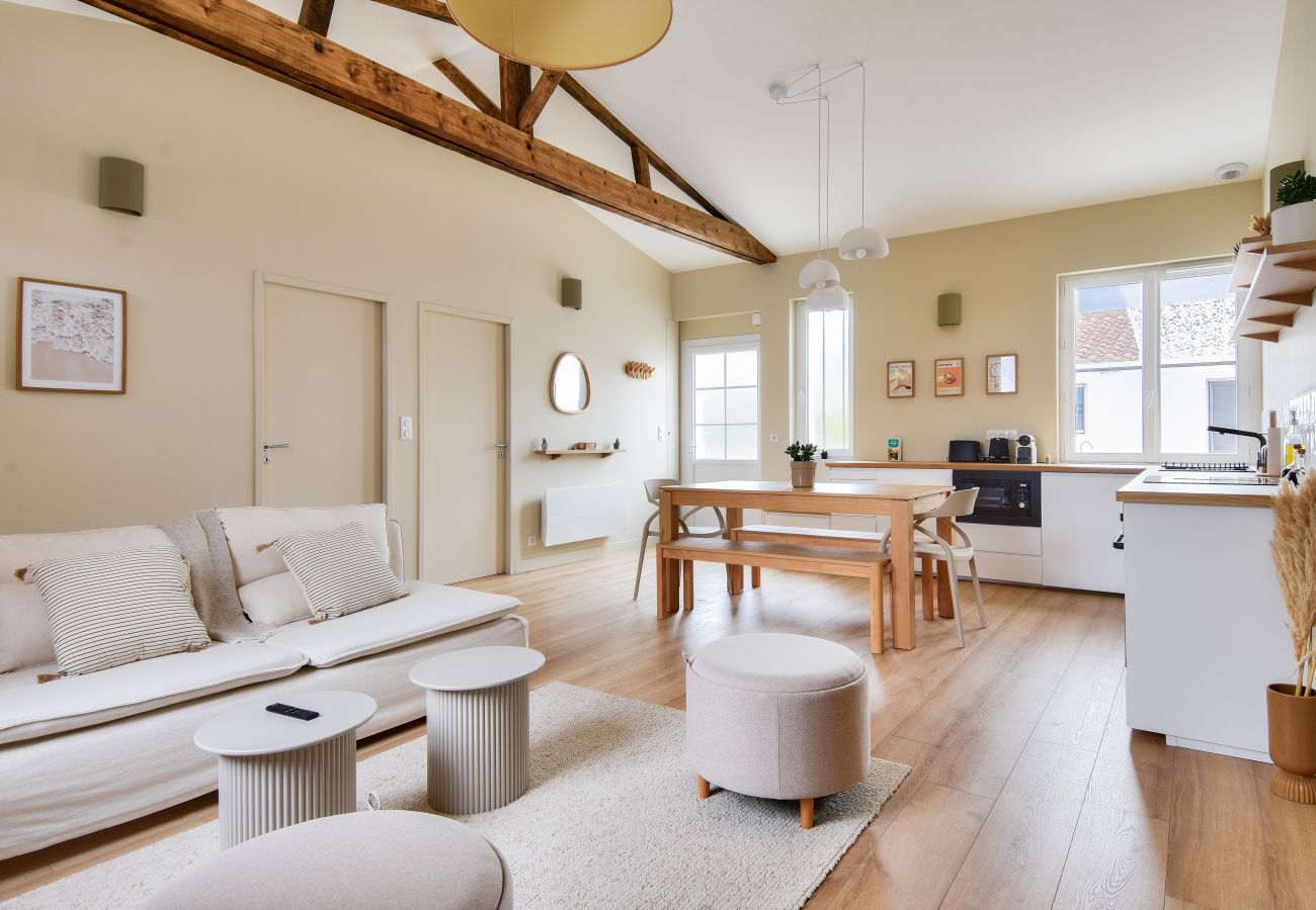 House in Noirmoutier-en-l´Ile - Magnífica casa, 200m playa, 6 adultos, 4 niños