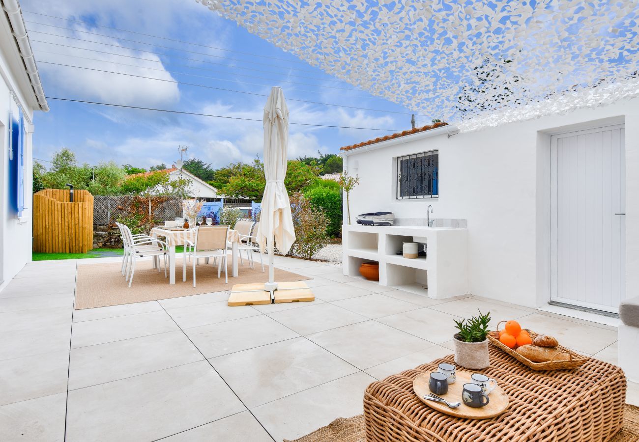 House in Noirmoutier-en-l´Ile - Magnífica casa, 200m playa, 6 adultos, 4 niños