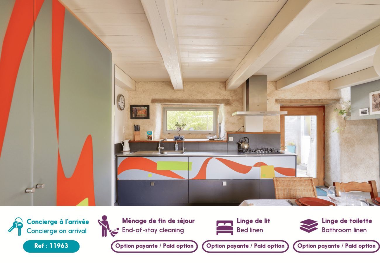 House in Plovan - 1km from the beach, charming cottage for 6