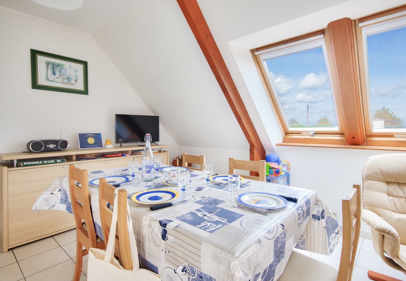 Apartment in Erquy - 850m from the beach, flat for 5 with garden