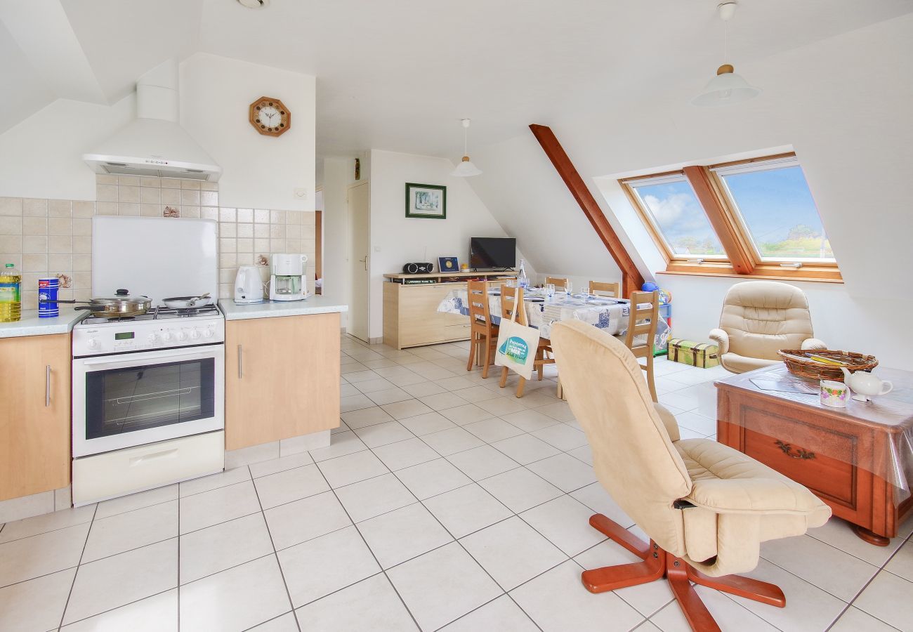 Apartment in Erquy - 850m from the beach, flat for 5 with garden
