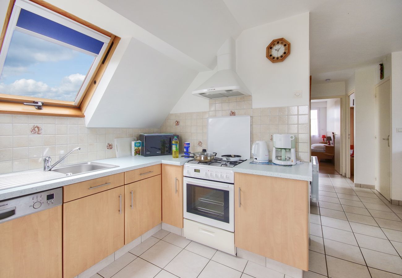 Apartment in Erquy - 850m from the beach, flat for 5 with garden