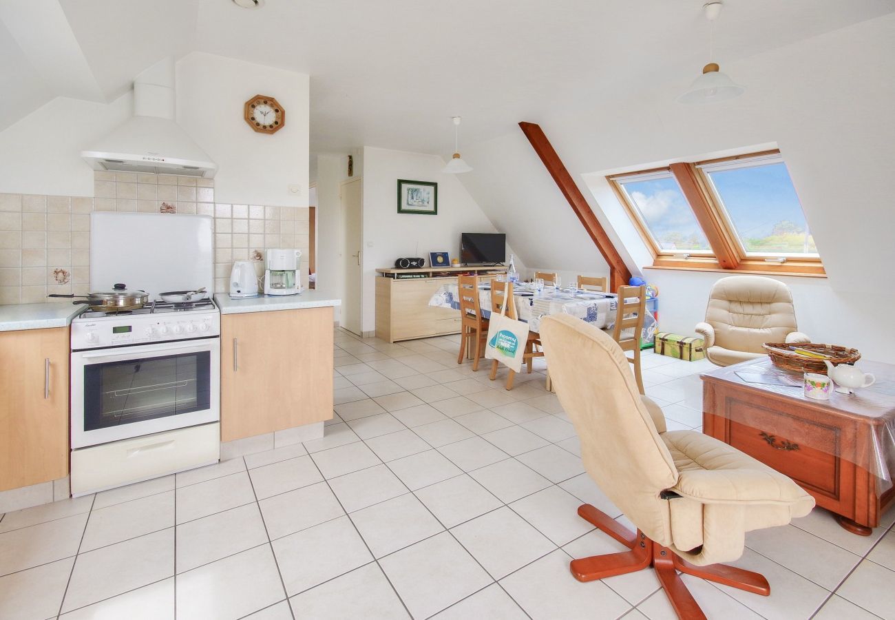 Apartment in Erquy - 850m from the beach, flat for 5 with garden