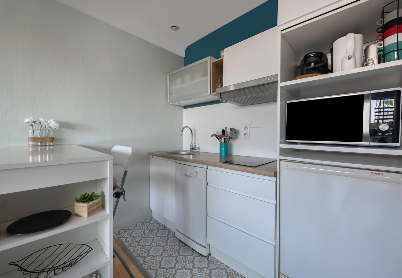 Studio in La Baule-Escoublac - 40m from the beach, studio for 4