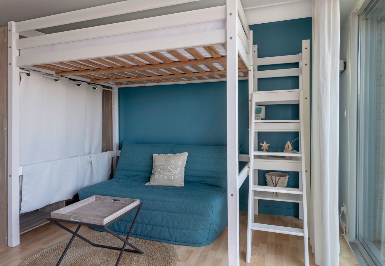 Studio in La Baule-Escoublac - 40m from the beach, studio for 4