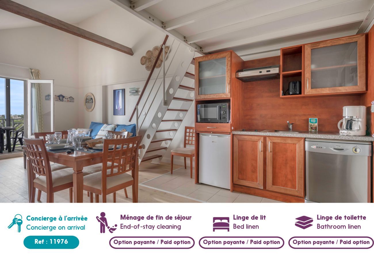 Apartment in Le Croisic - access to the beach, pool, nice flat for 4