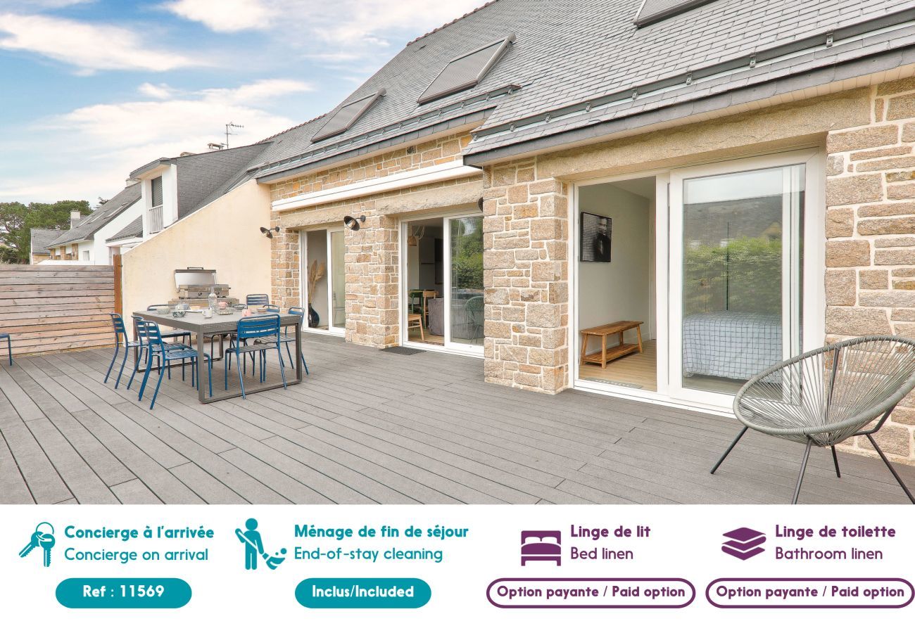 House in Arzon - 250m from the beach - Big house for 8