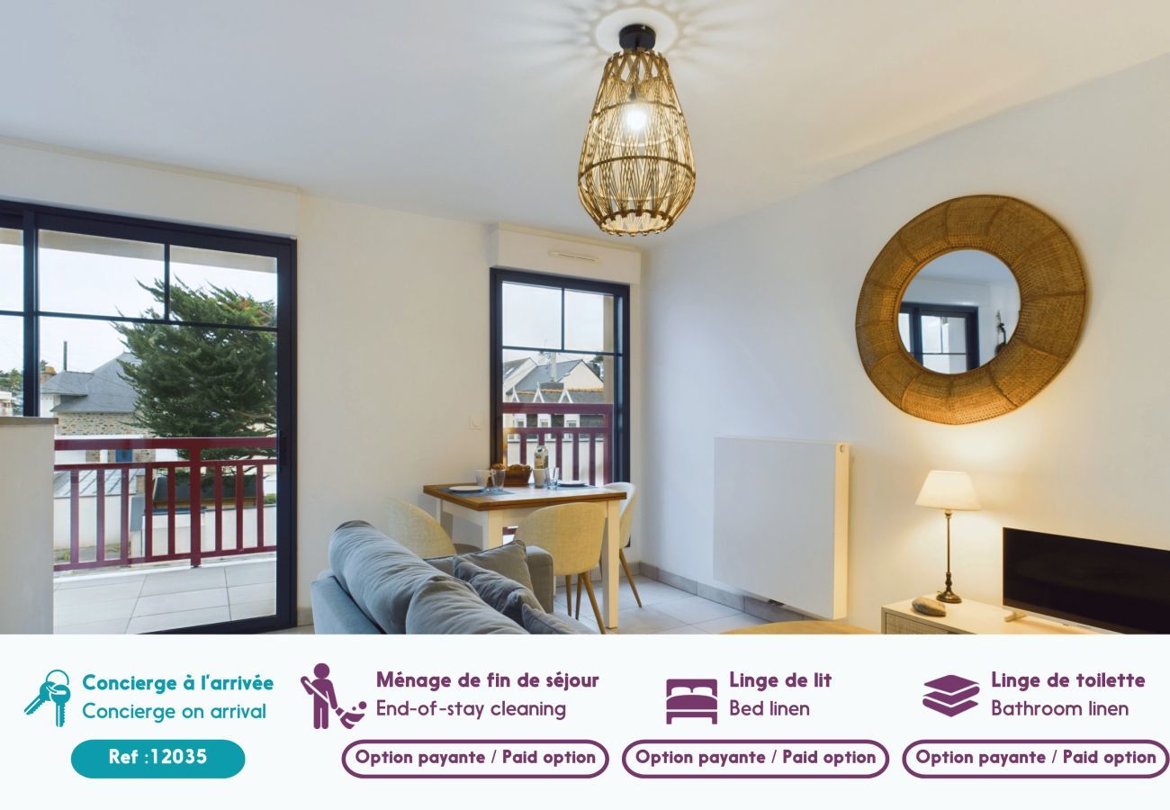 Apartment in Pléneuf-Val-André - Apartment for 2 - 50 m from Val André beach