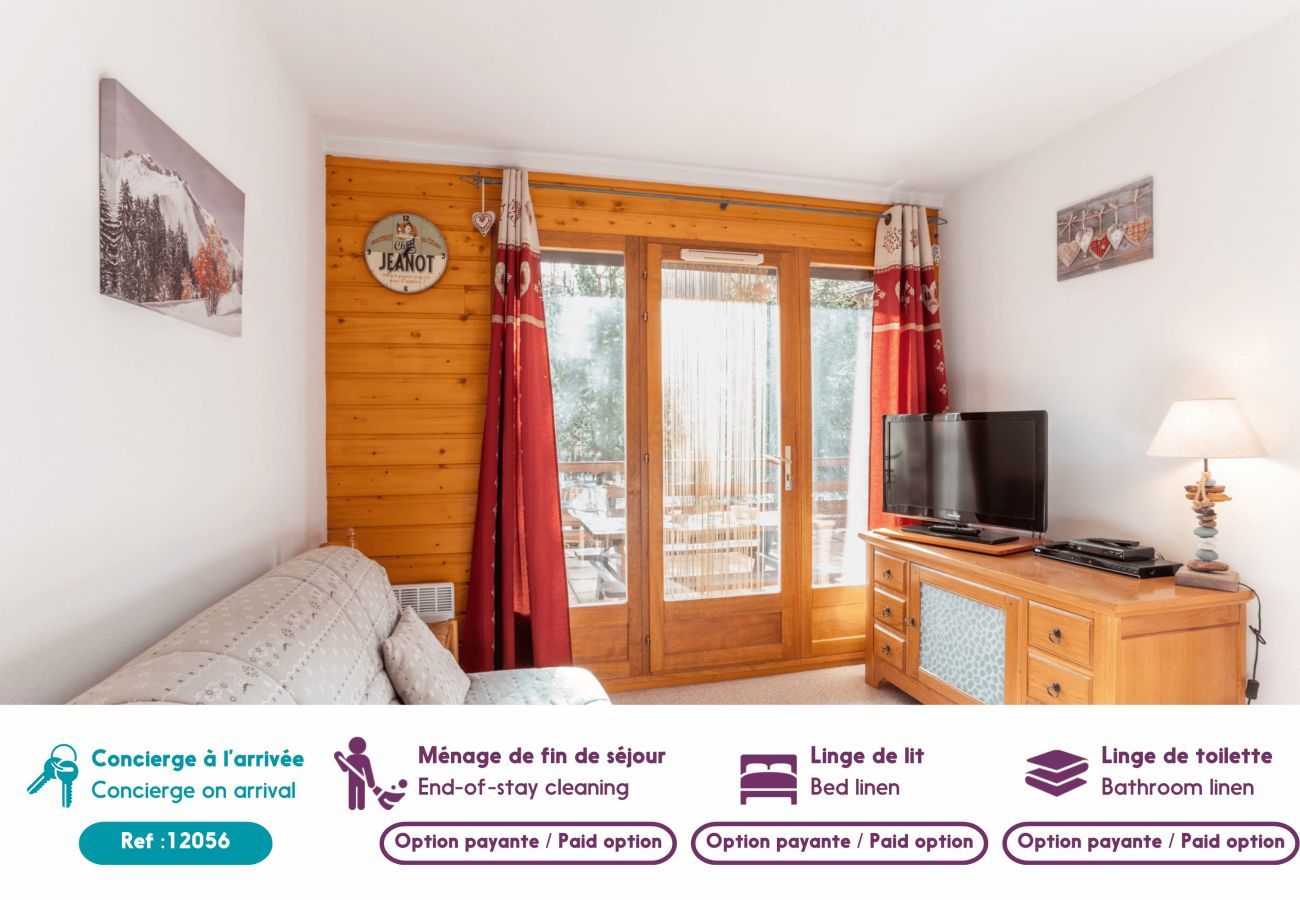 Apartment in Le Dévoluy - La Joue du Loup, flat for 4 with terrace