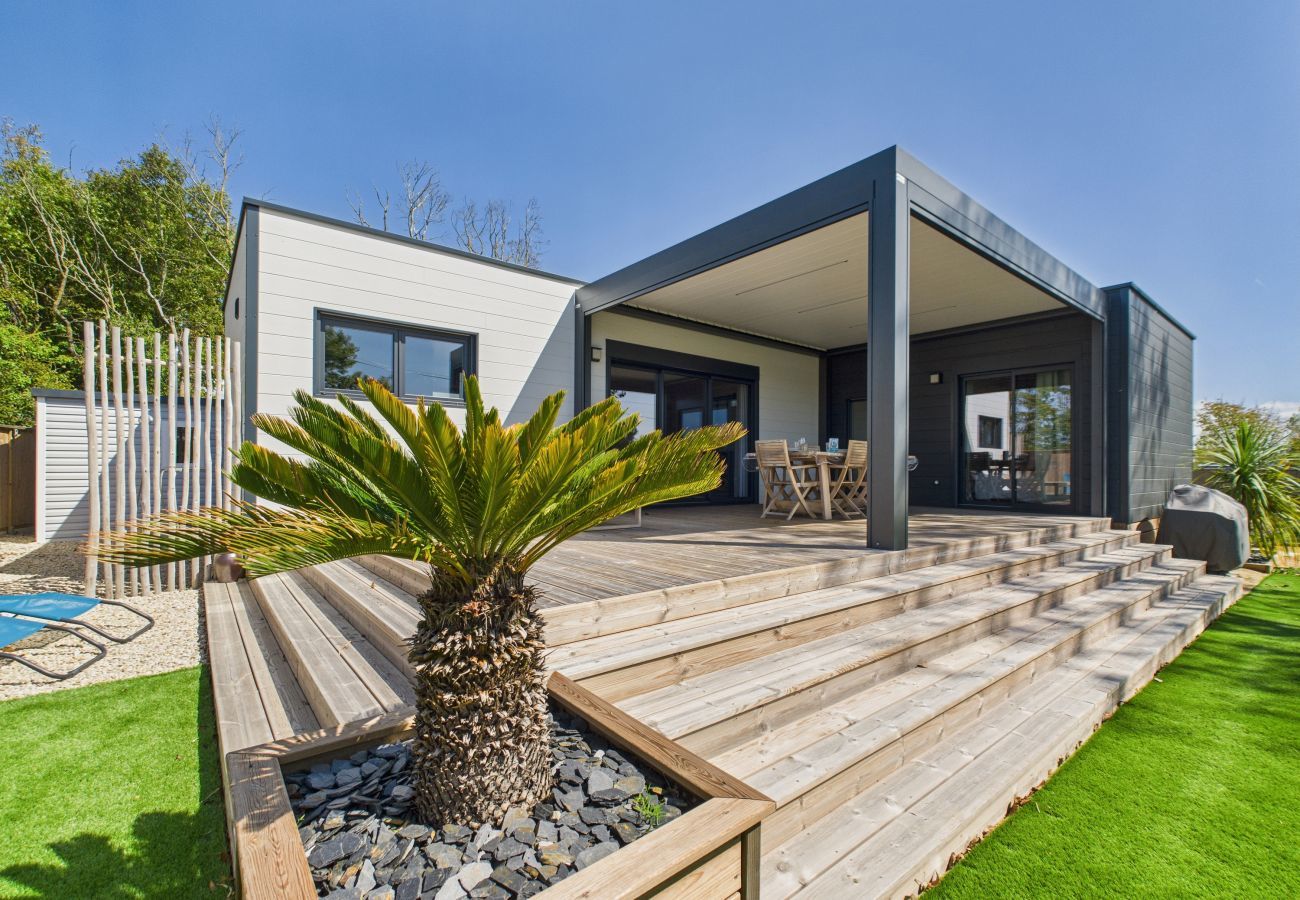 Chalet in Saint-Gilles-Croix-de-Vie - Chalet for 6- Heated swimming pool all year round
