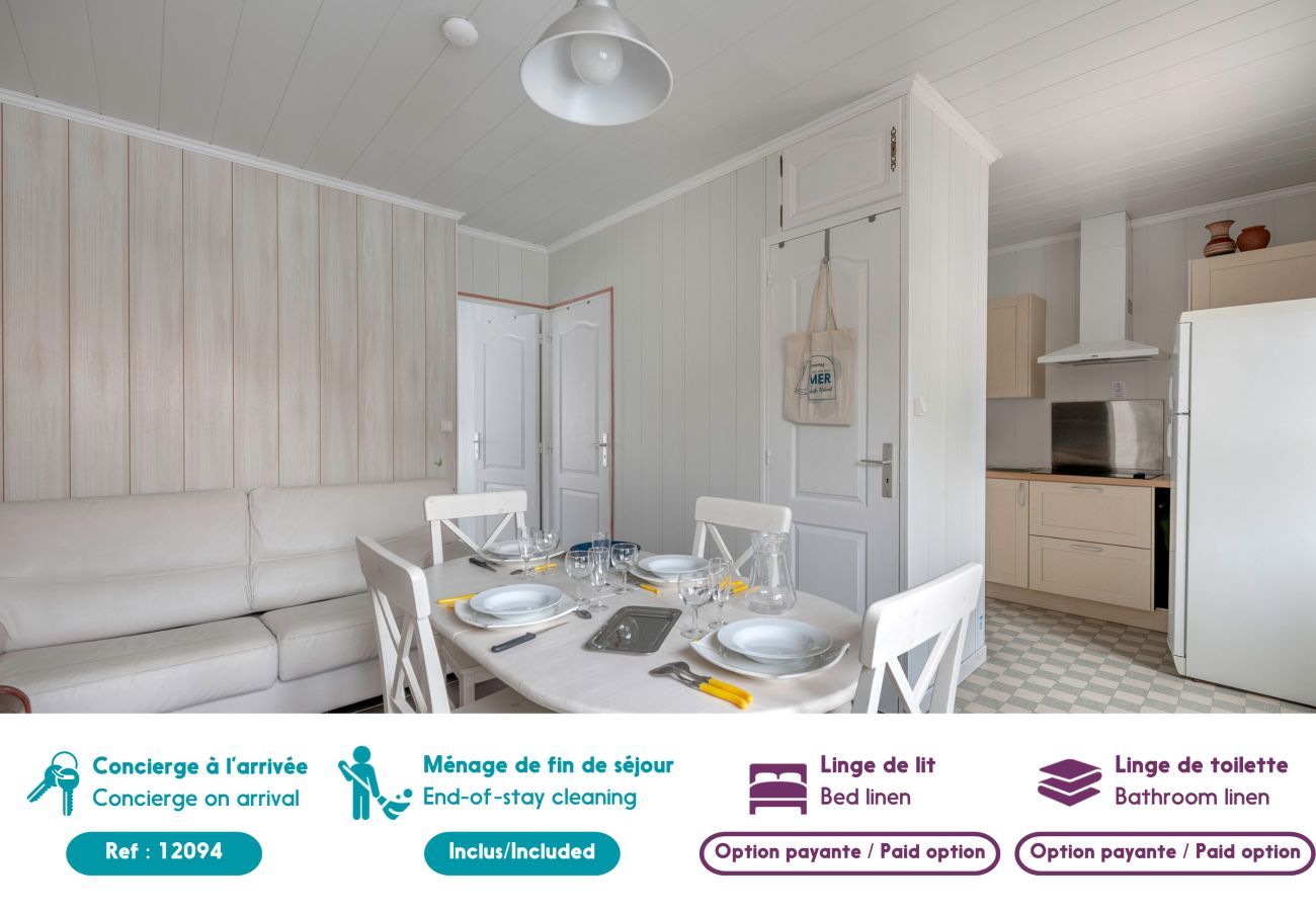 Townhouse in La Bernerie-en-Retz - Beach 200m , house, for 4 people.