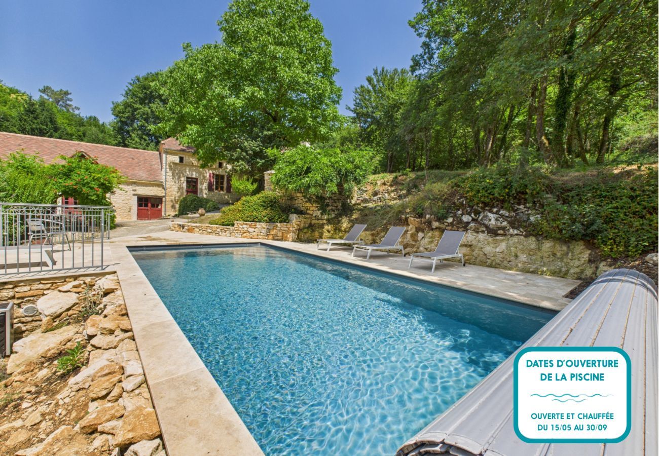 House in Salignac-Eyvigues - Salignac-Eyvigues, house for 7 with pool