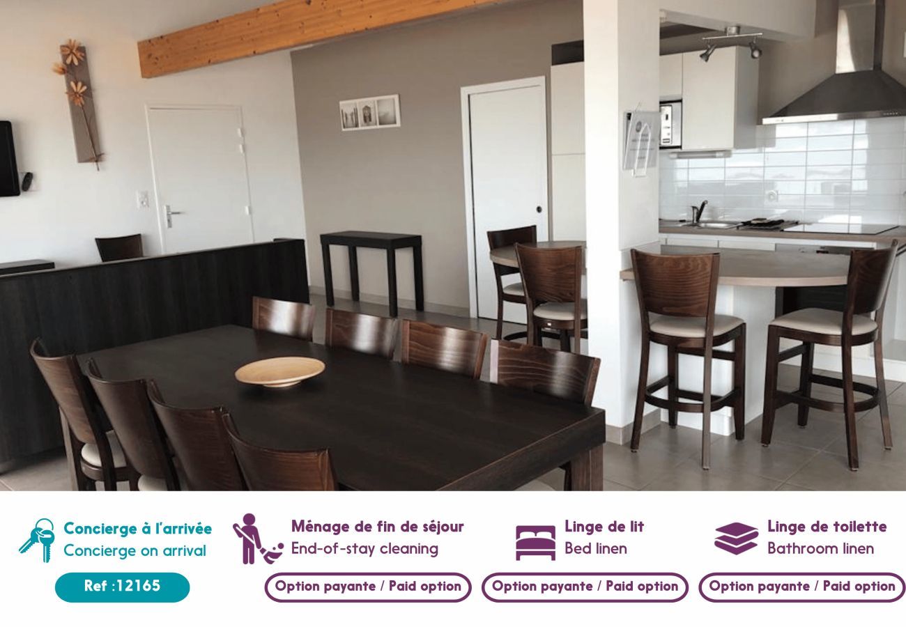 Apartment in La Tranche-sur-Mer -  Large terrace, for 12, sublime sea view