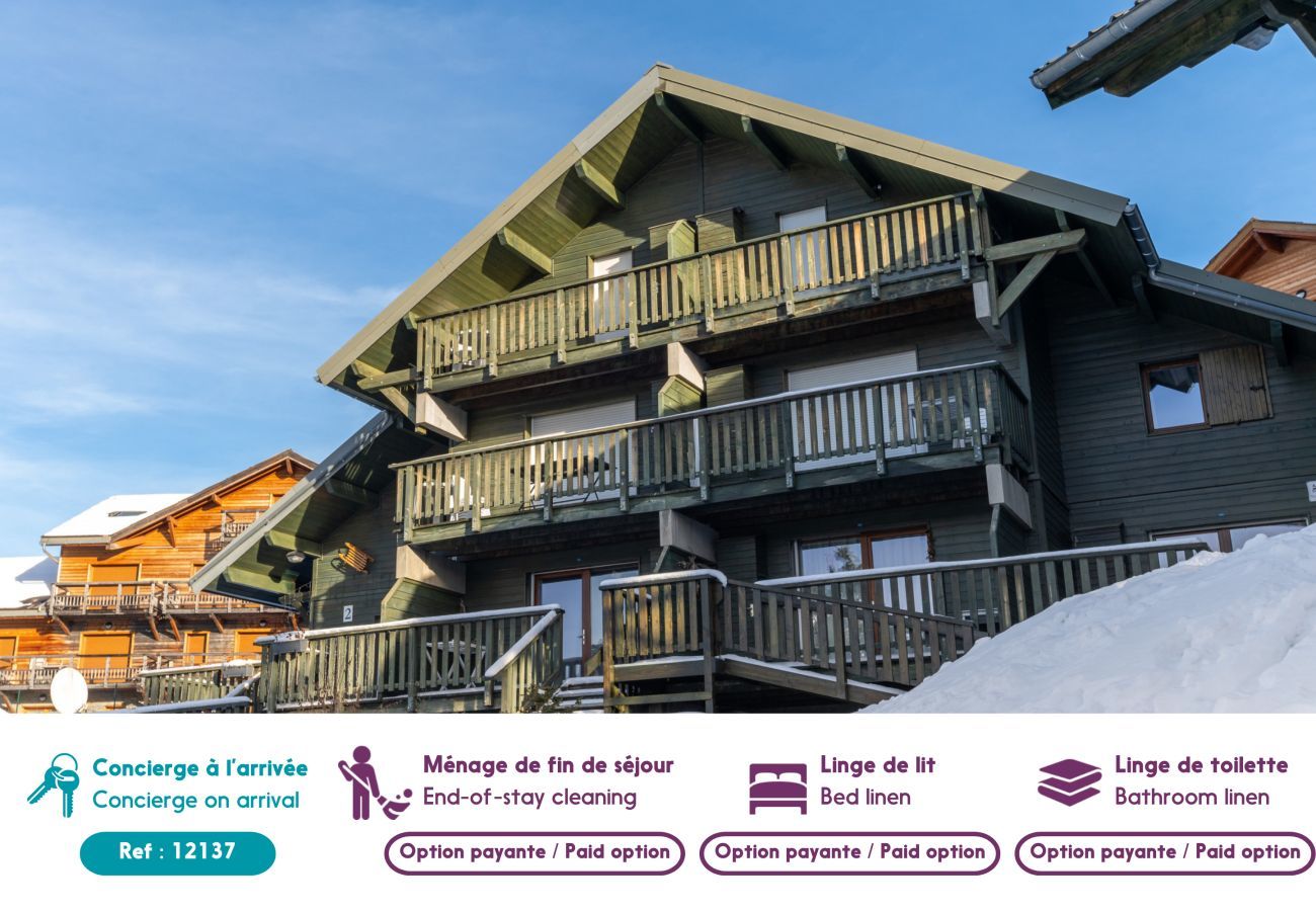 Apartment in Le Dévoluy - 200m from the ski slopes, flat for 4