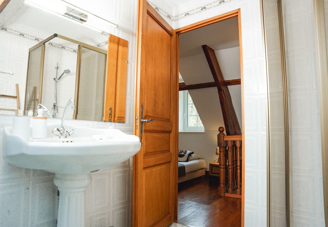 House in La Chapelle-Aubareil - Large house for 15 with pool and tennis court
