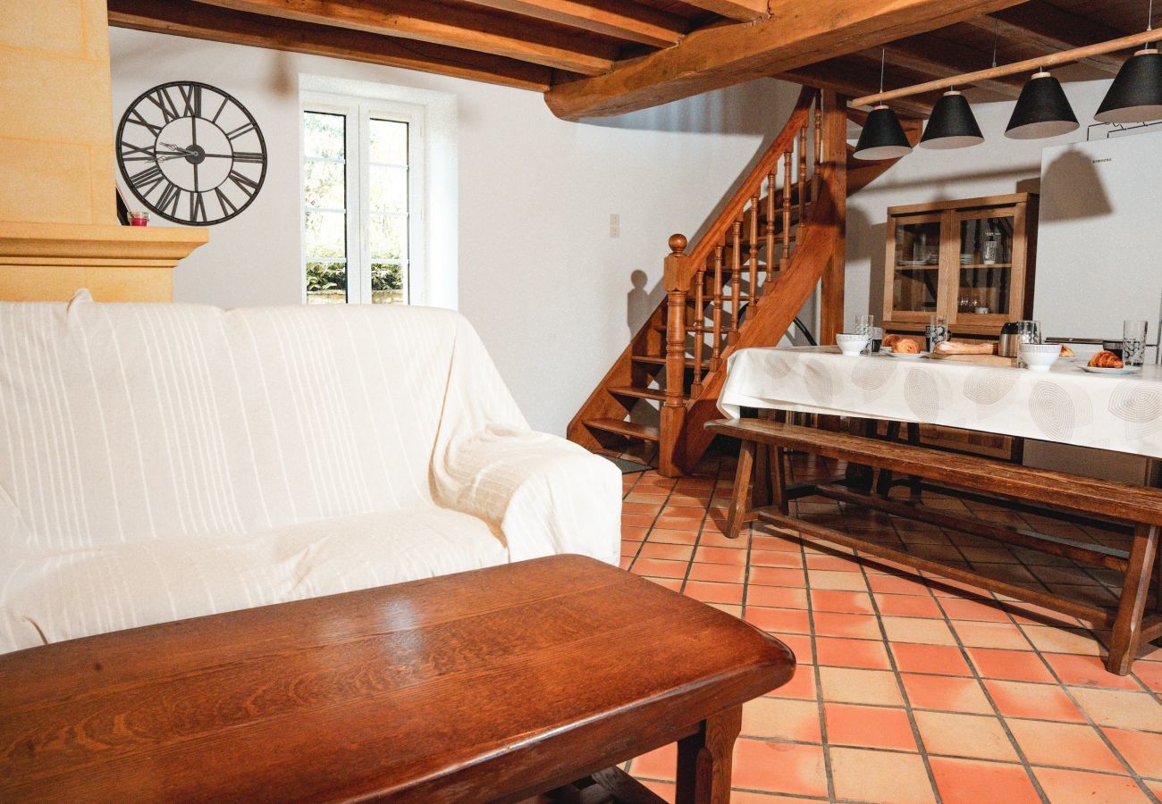 House in La Chapelle-Aubareil - Large house for 15 with pool and tennis court