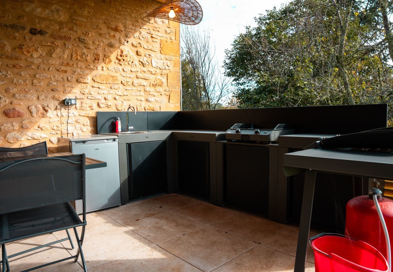 House in La Chapelle-Aubareil - Large house for 15 with pool and tennis court