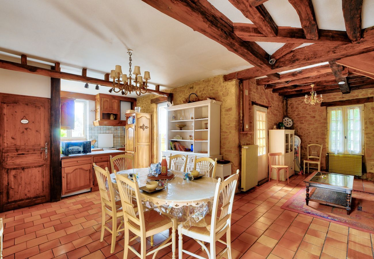 House in Sarlat-la-Canéda - Stone house with a terrace, ideal for 4 people