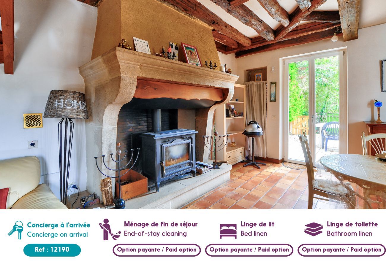 House in Sarlat-la-Canéda - Stone house with a terrace, ideal for 4 people