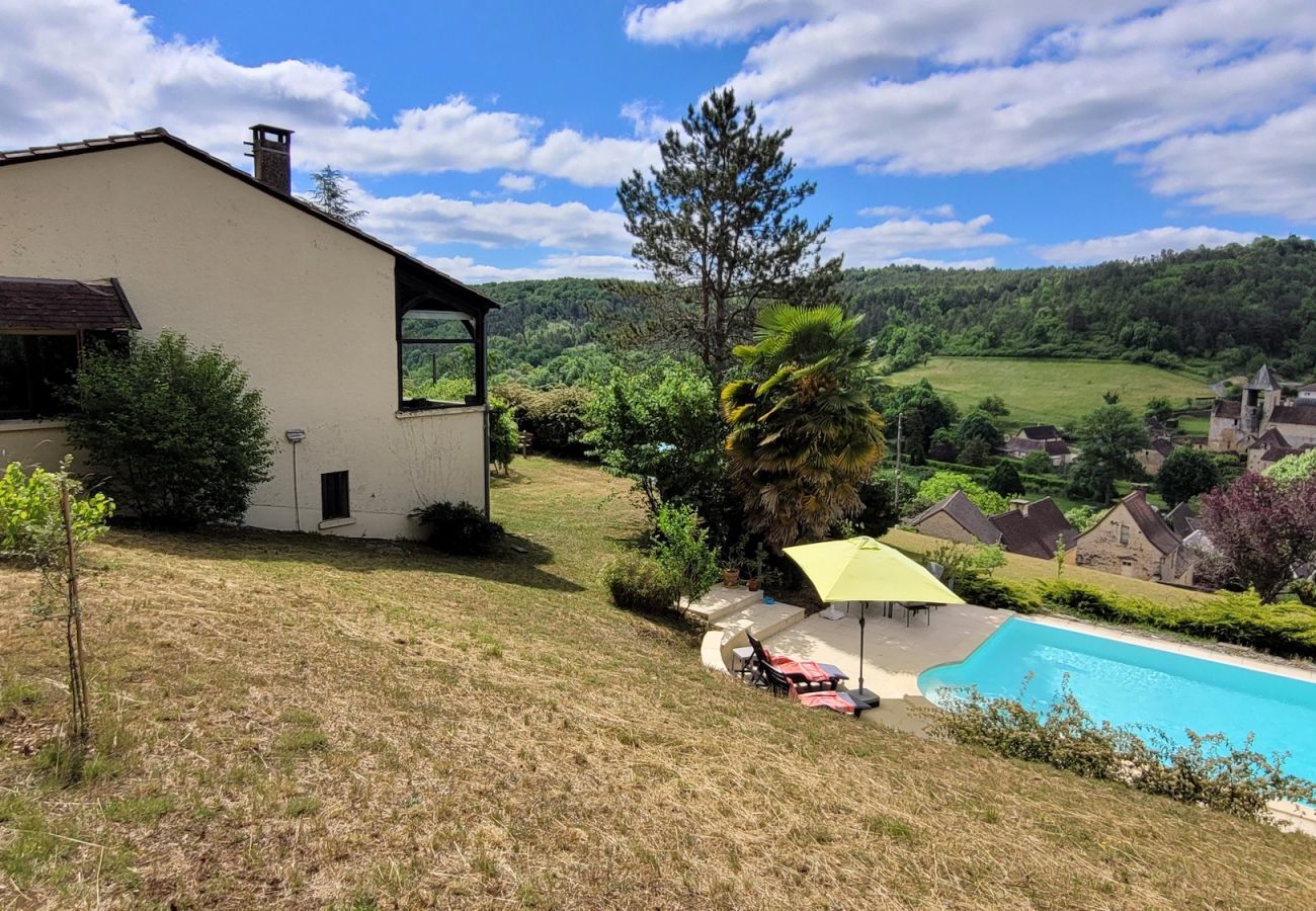 House in Auriac-du-Périgord - Estate for 8 people with swimming pool
