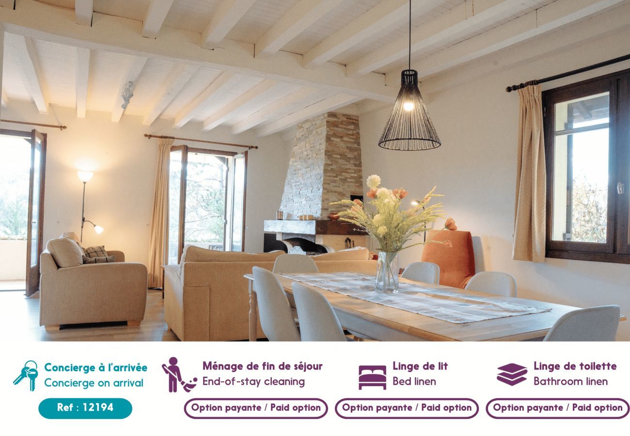 House in Auriac-du-Périgord - Estate for 8 people with swimming pool