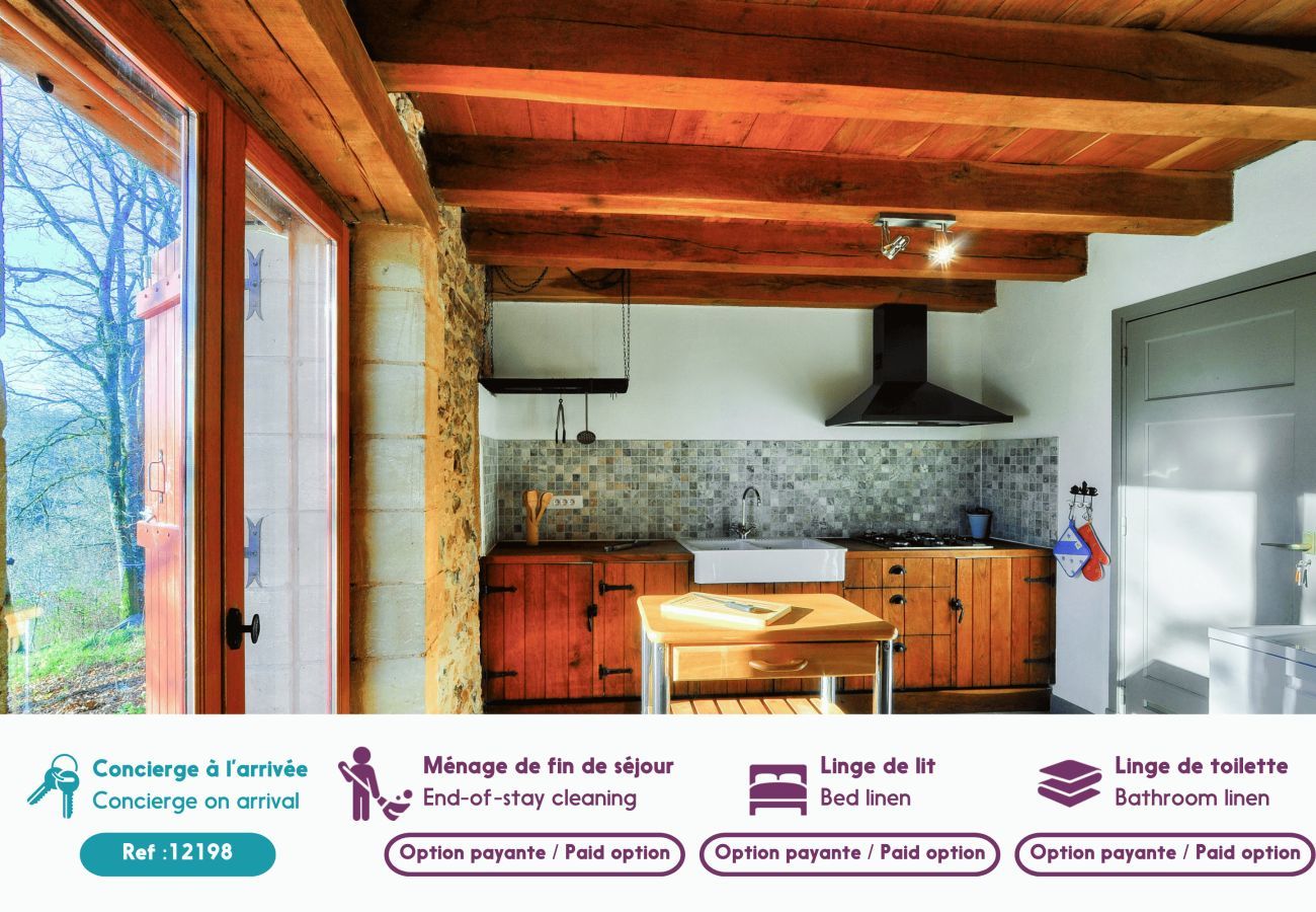 House in Rouffignac-Saint-Cernin-de-Reilhac - In the heart of the Dordogne, house for 6, pool