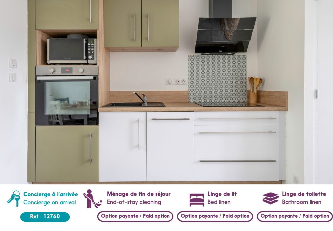 House in Pornichet - 450m from beaches, house for 2 adults 2 children