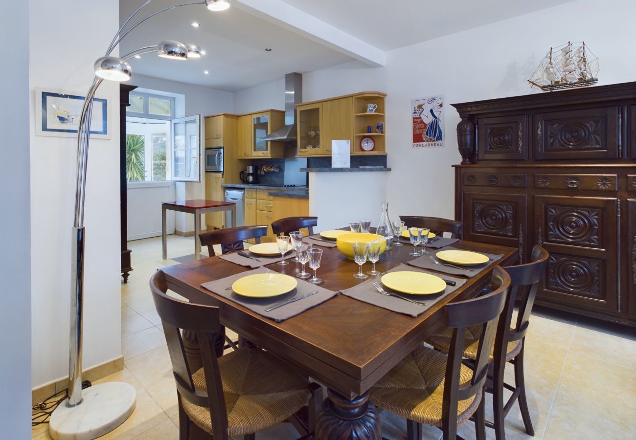 House in Concarneau - 110 m from the beach, house for 6 people