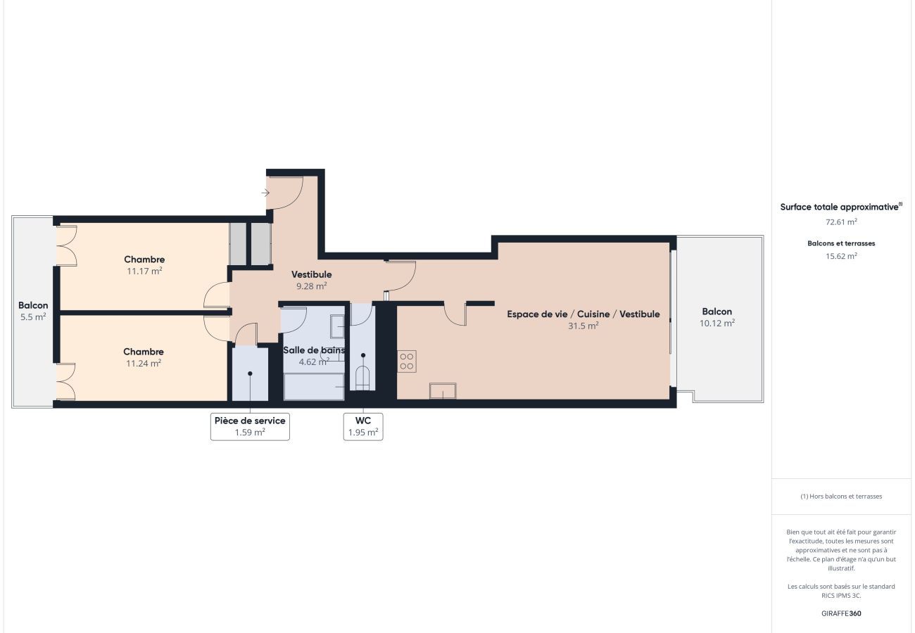 Apartment in Saint-Gilles-Croix-de-Vie - Sea view - apartment for 8 on St Gilles