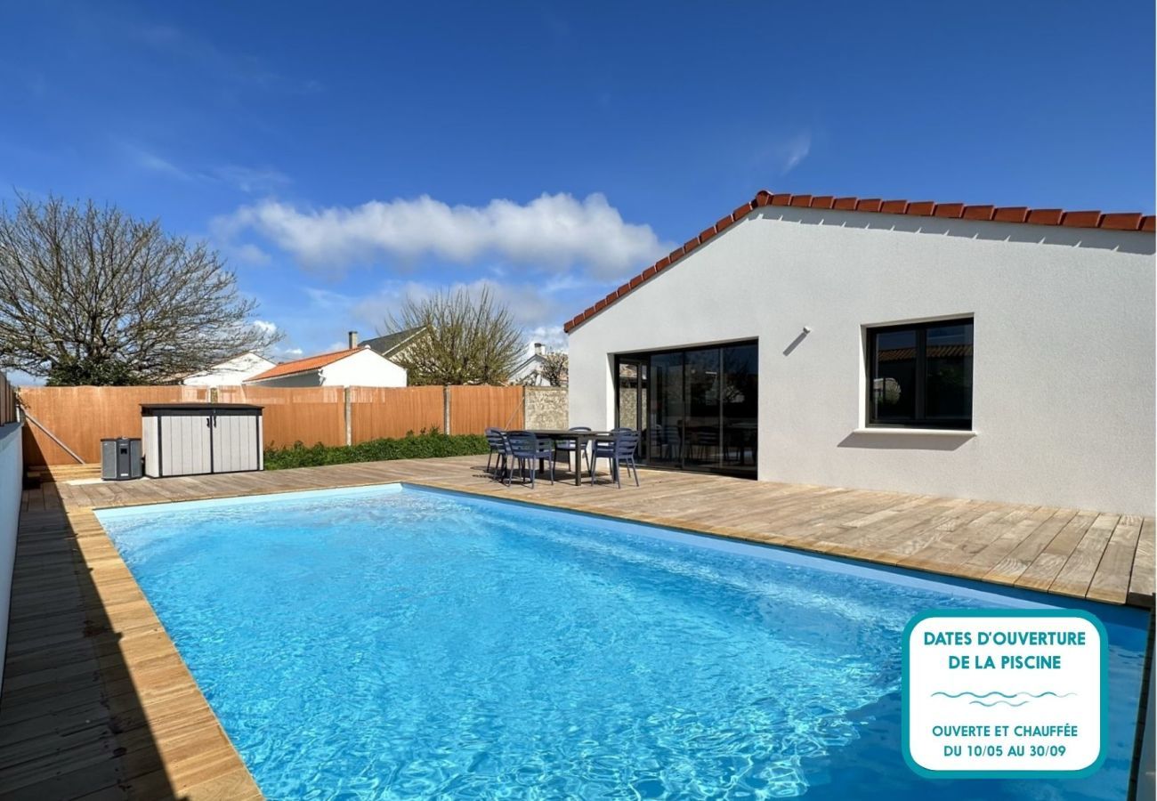 House in Saint-Hilaire-de-Riez - House 6 with heated pool in St-Hilaire