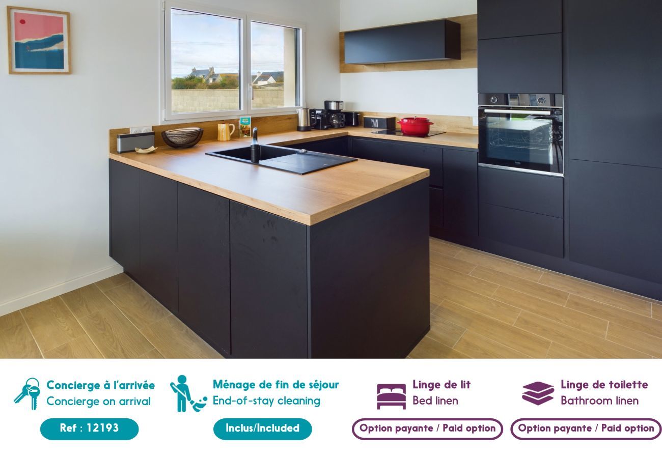House in Penmarch - House for 10 - Garden - 600m from the beach