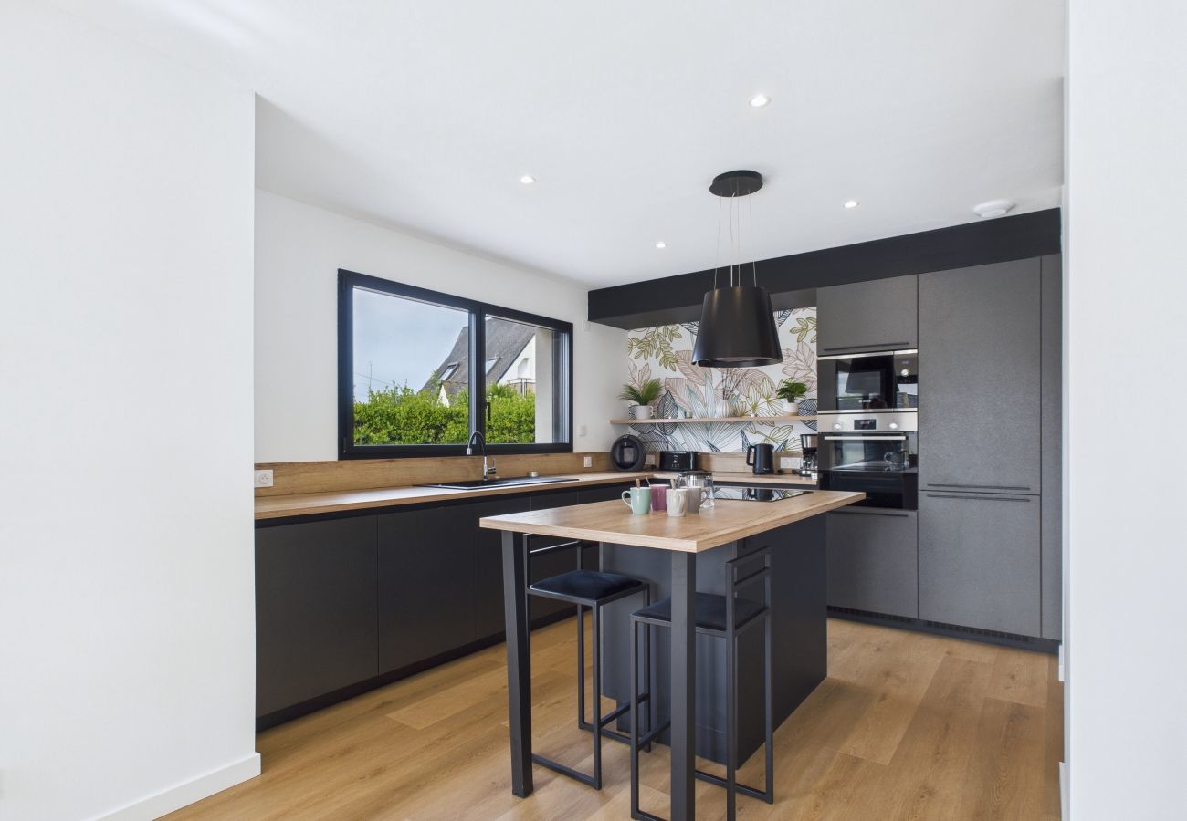 House in Plouguerneau - Modern house for 8 at 400m from the beach
