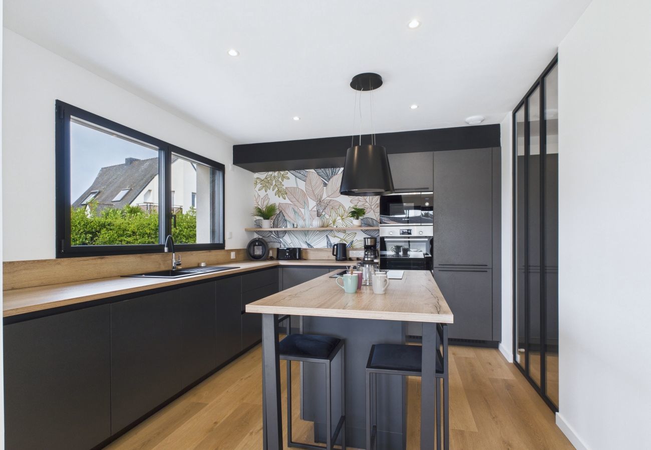 House in Plouguerneau - Modern house for 8 at 400m from the beach