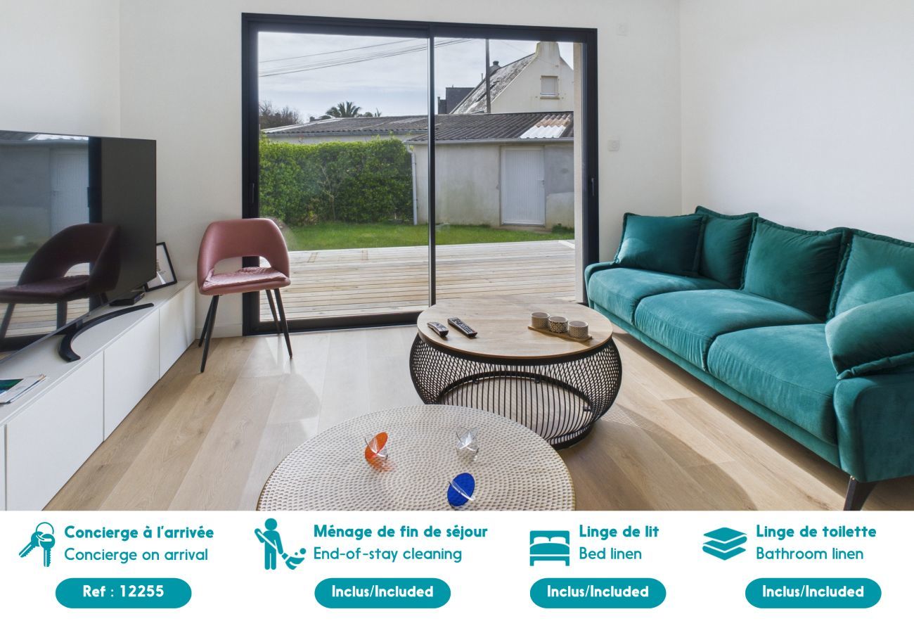 House in Plouguerneau - Modern house for 8 at 400m from the beach