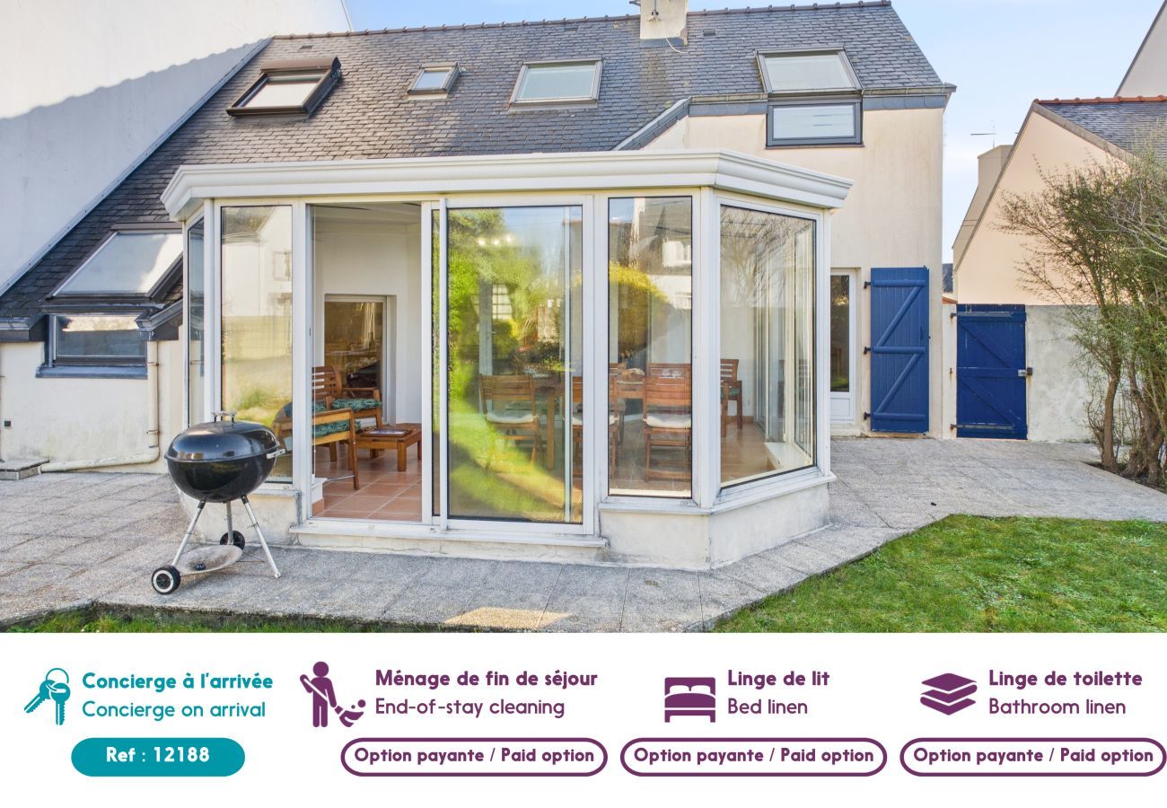 House in Le Guilvinec - House with veranda for 6, 400m from the beach 