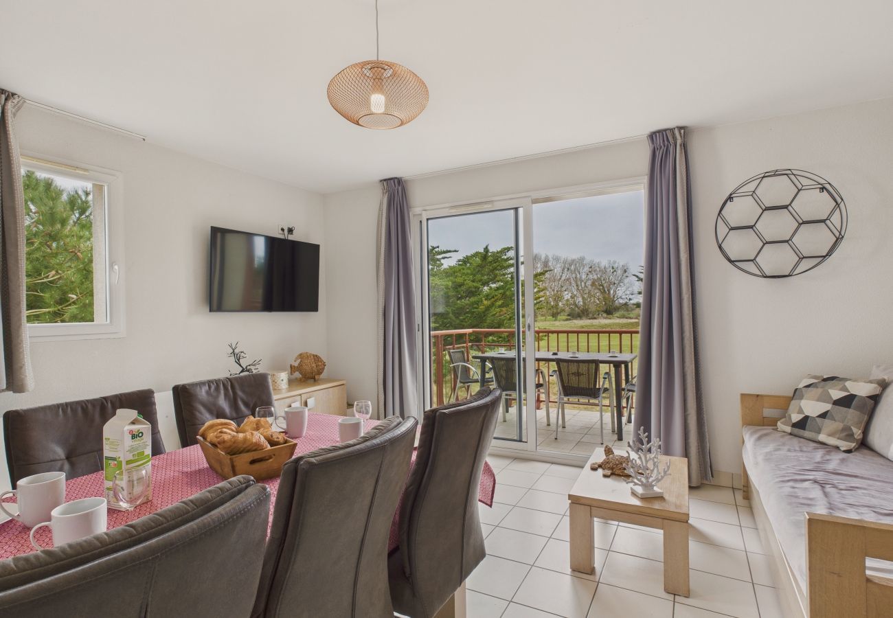 Apartment in Fréhel - View of Fréhel Golf Course - Heated swimming pool