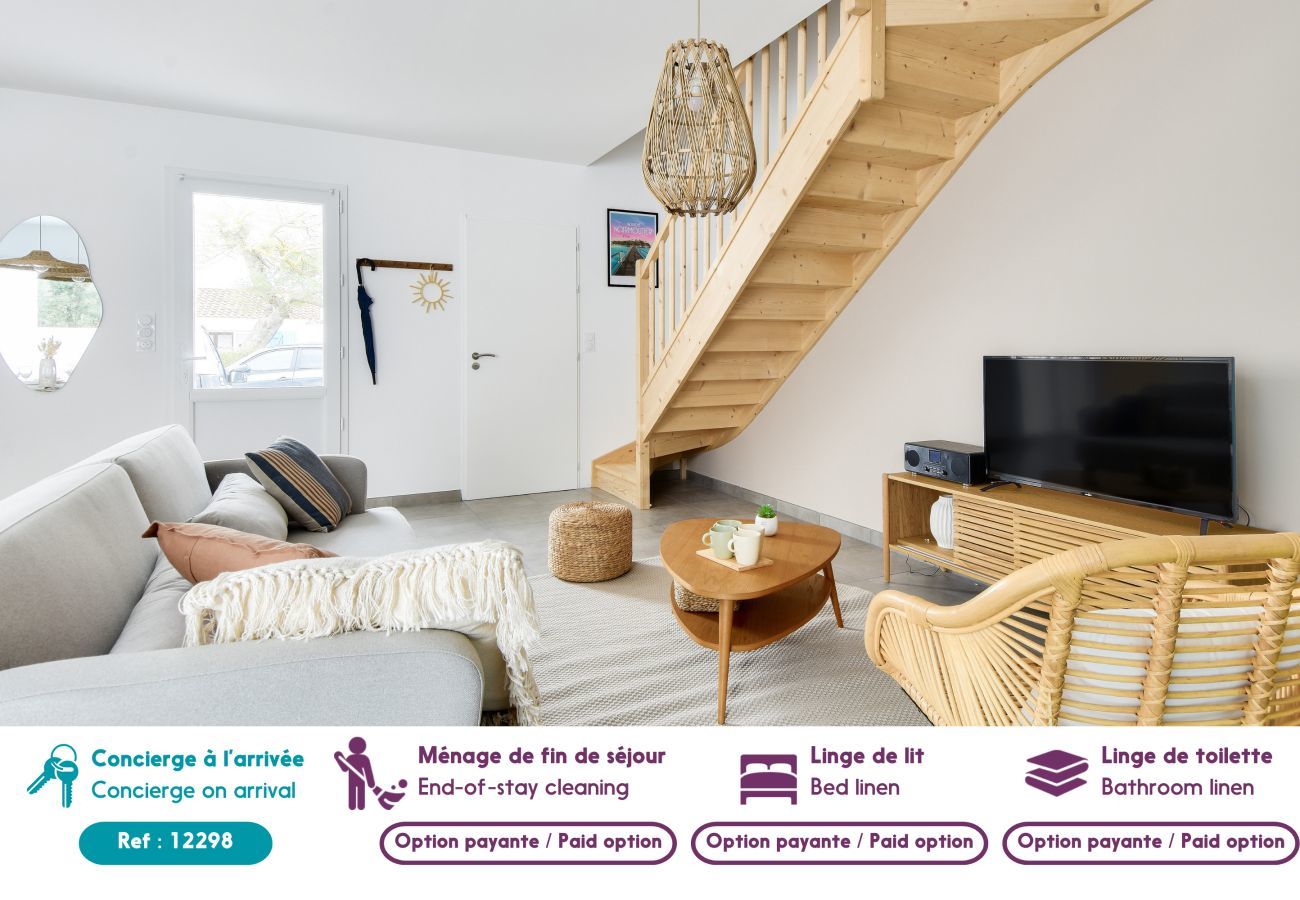 House in La Guérinière - Beautiful house for 8- 400m from the beach- terrace