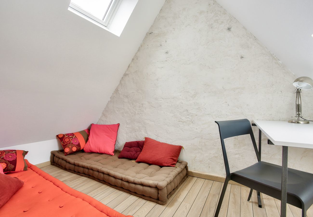 Apartment in Dinard - Duplex for 6 in the city center - 150m from the beach