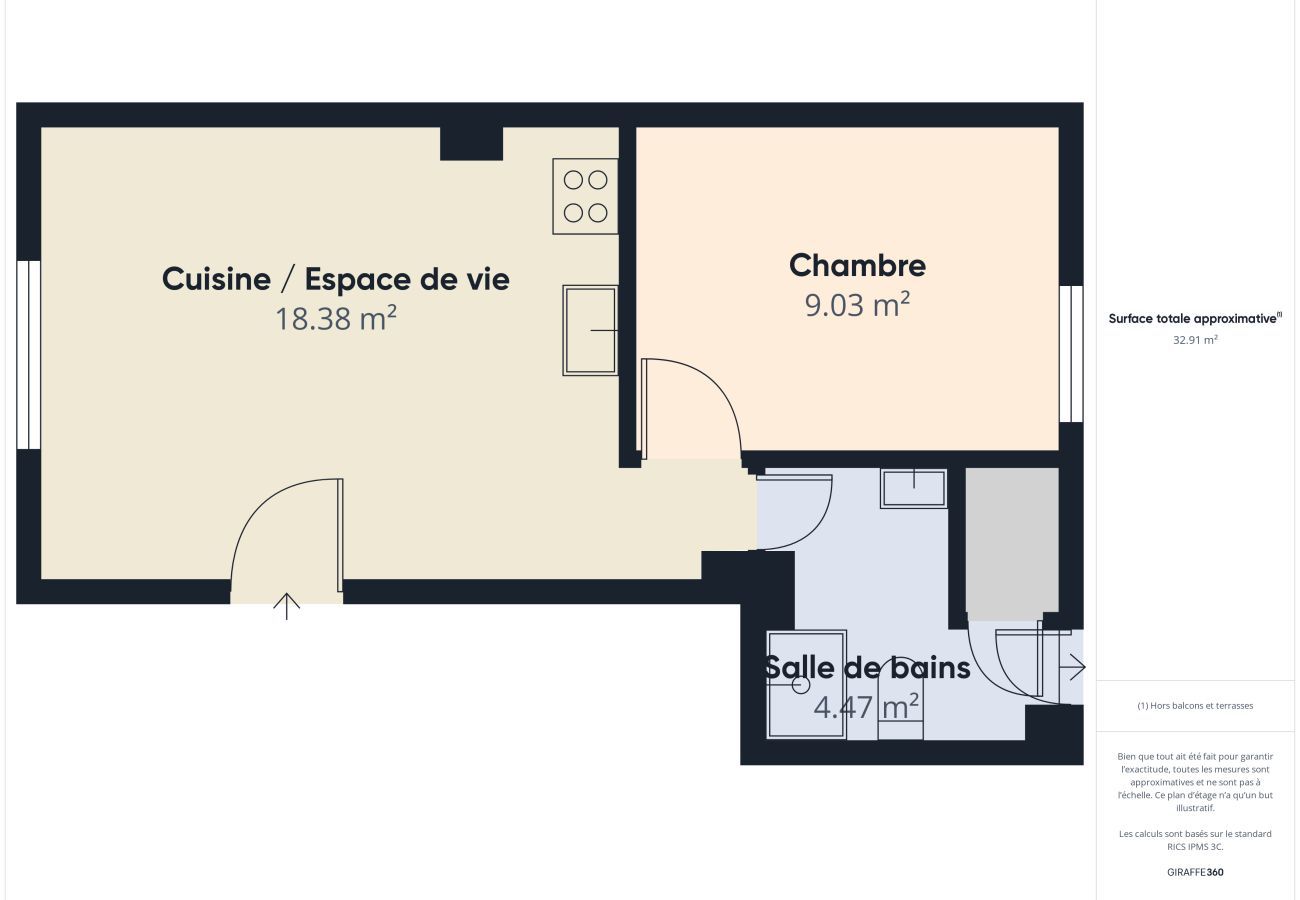 Apartment in Le Pouliguen - Getaway for 2 in Le Pouliguen - 160m from the beach