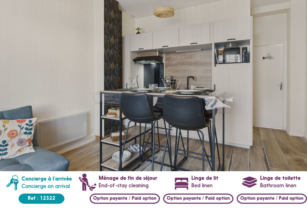 Apartment in Le Pouliguen - Getaway for 2 in Le Pouliguen - 160m from the beach