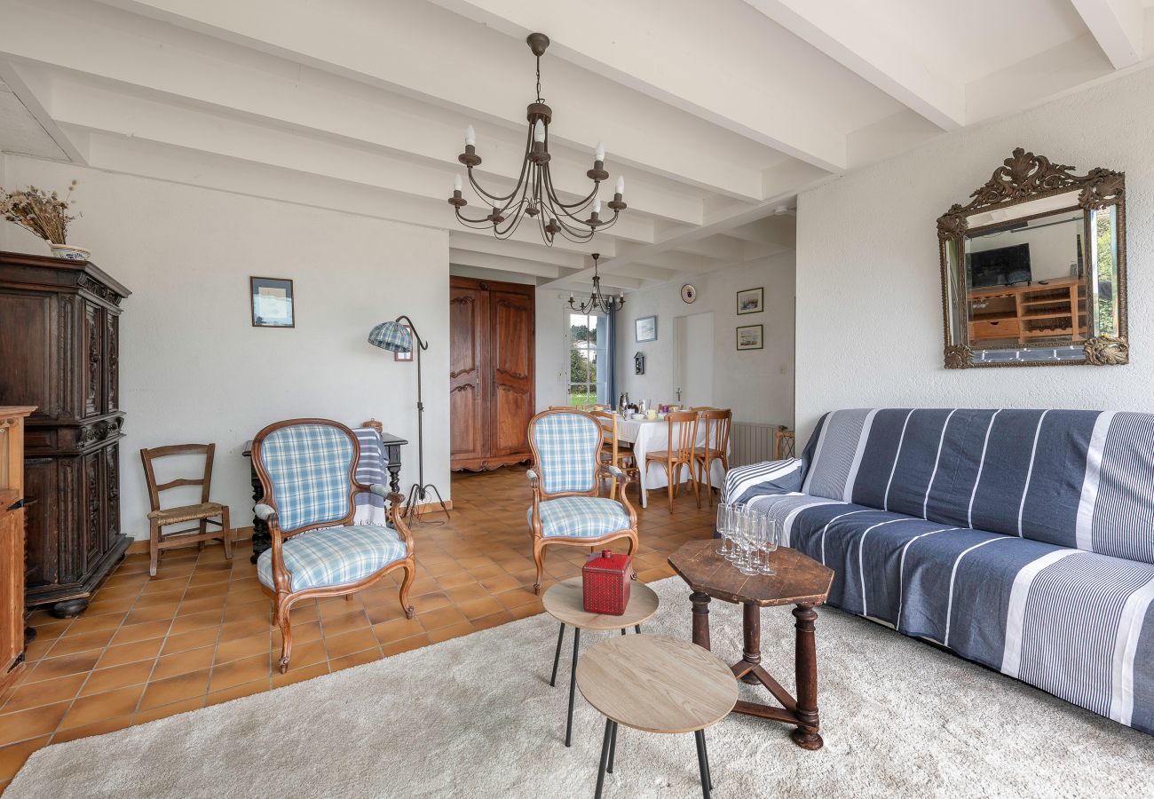 House in Préfailles - House for 8, sea view, 400m from the beach