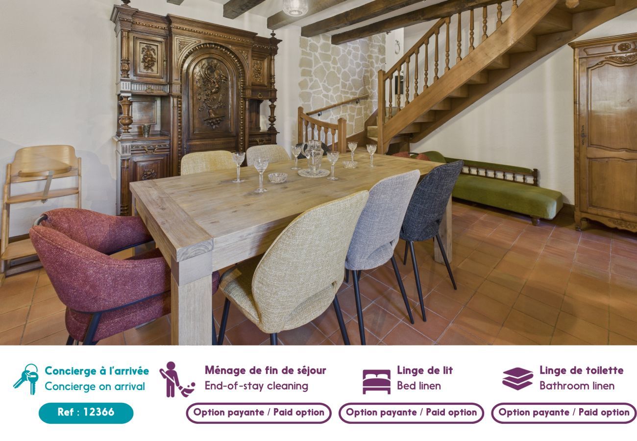 House in Mauzens-et-Miremont - Lovely house with jacuzzi for 8 people