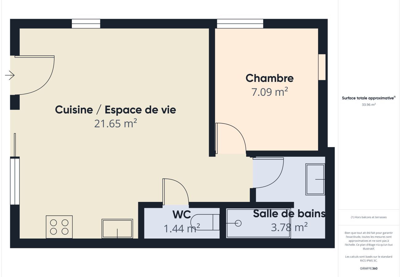 House in Les Sables-d´Olonne - 700 m beach - Arago - Terrace – House for 4