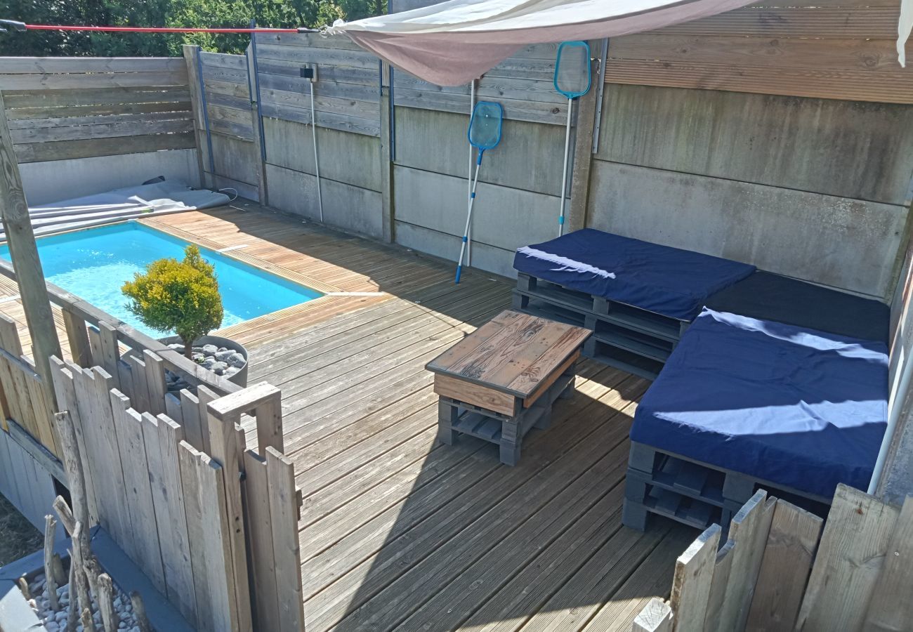 House in Pornic - 300m from the sea house + garden + swimming pool for 4