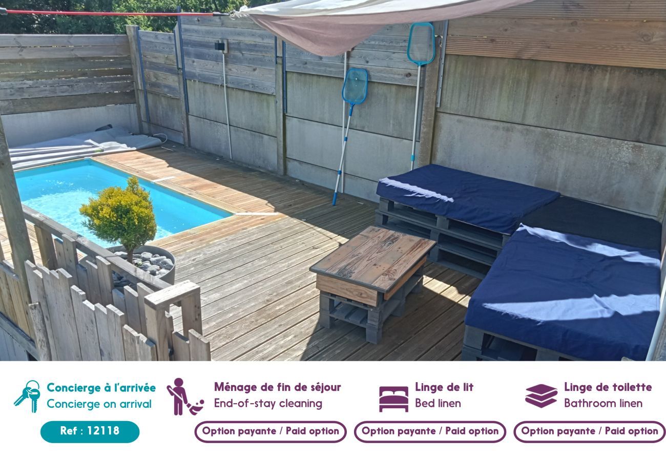House in Pornic - 300m from the sea house - garden - pool for 4