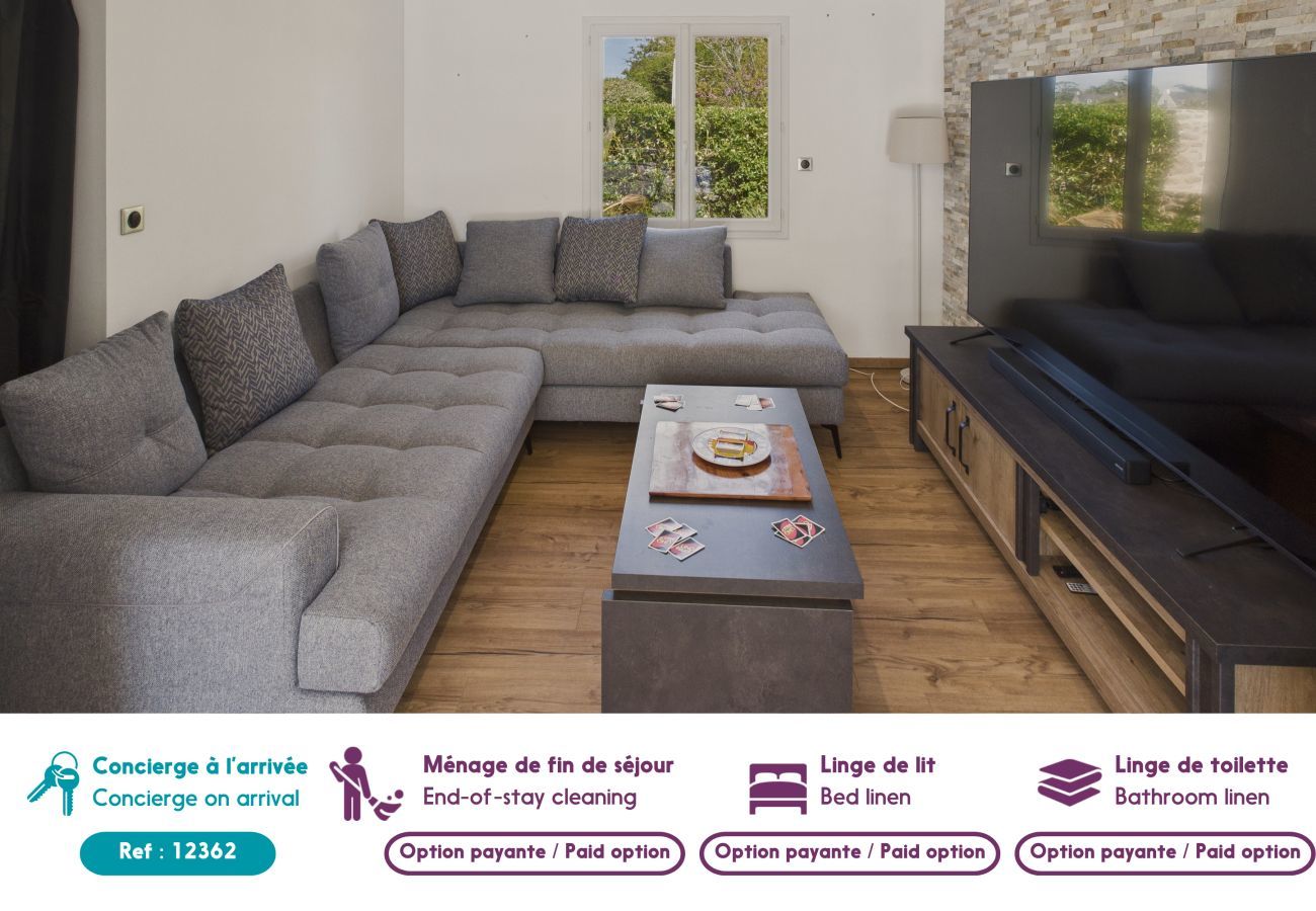 House in Penmarch - Swimming pool, jacuzzi and large terrace for 7