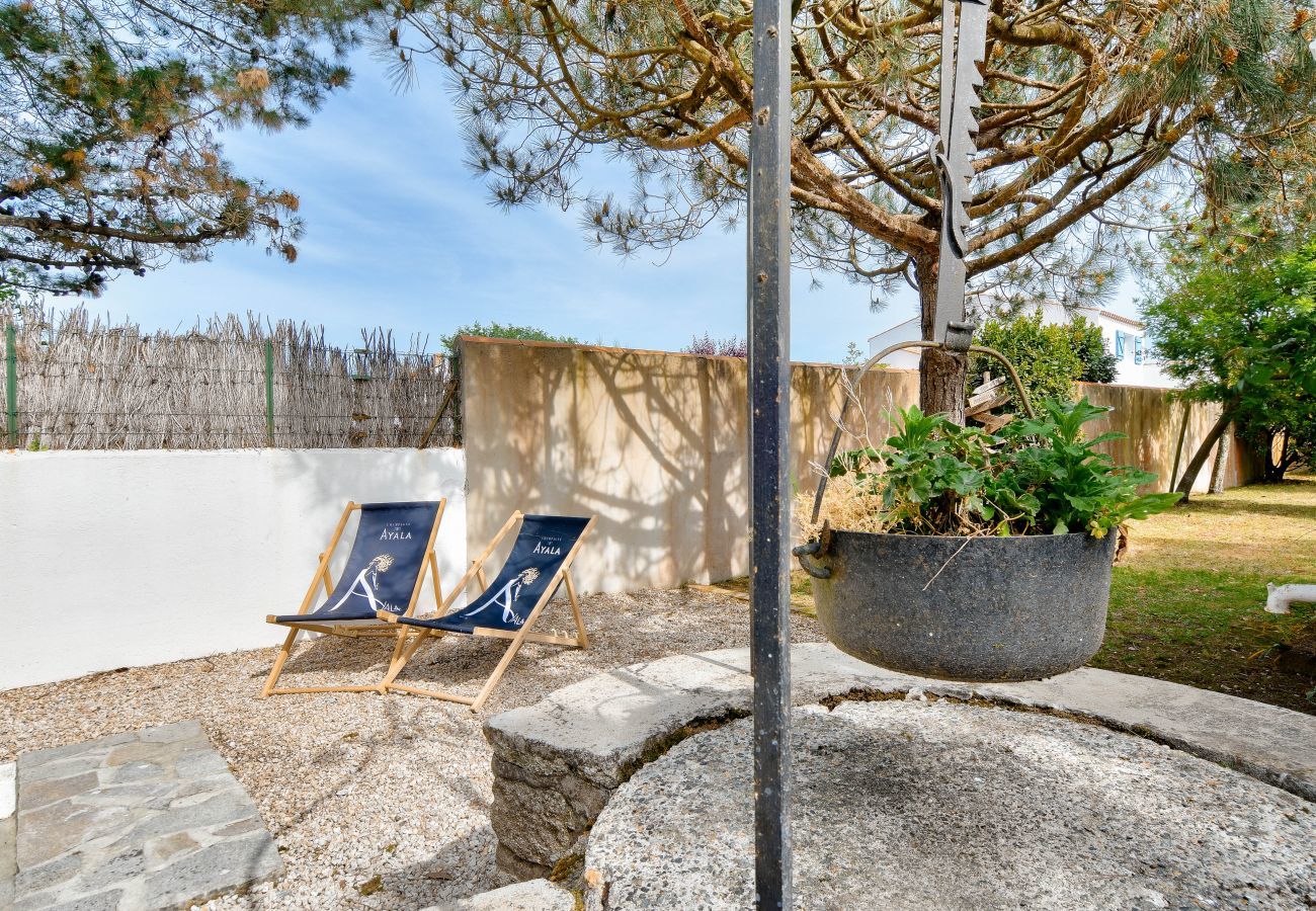 House in Noirmoutier-en-l´Ile - 200m from the beach-House at Vieil-For 4-Garden