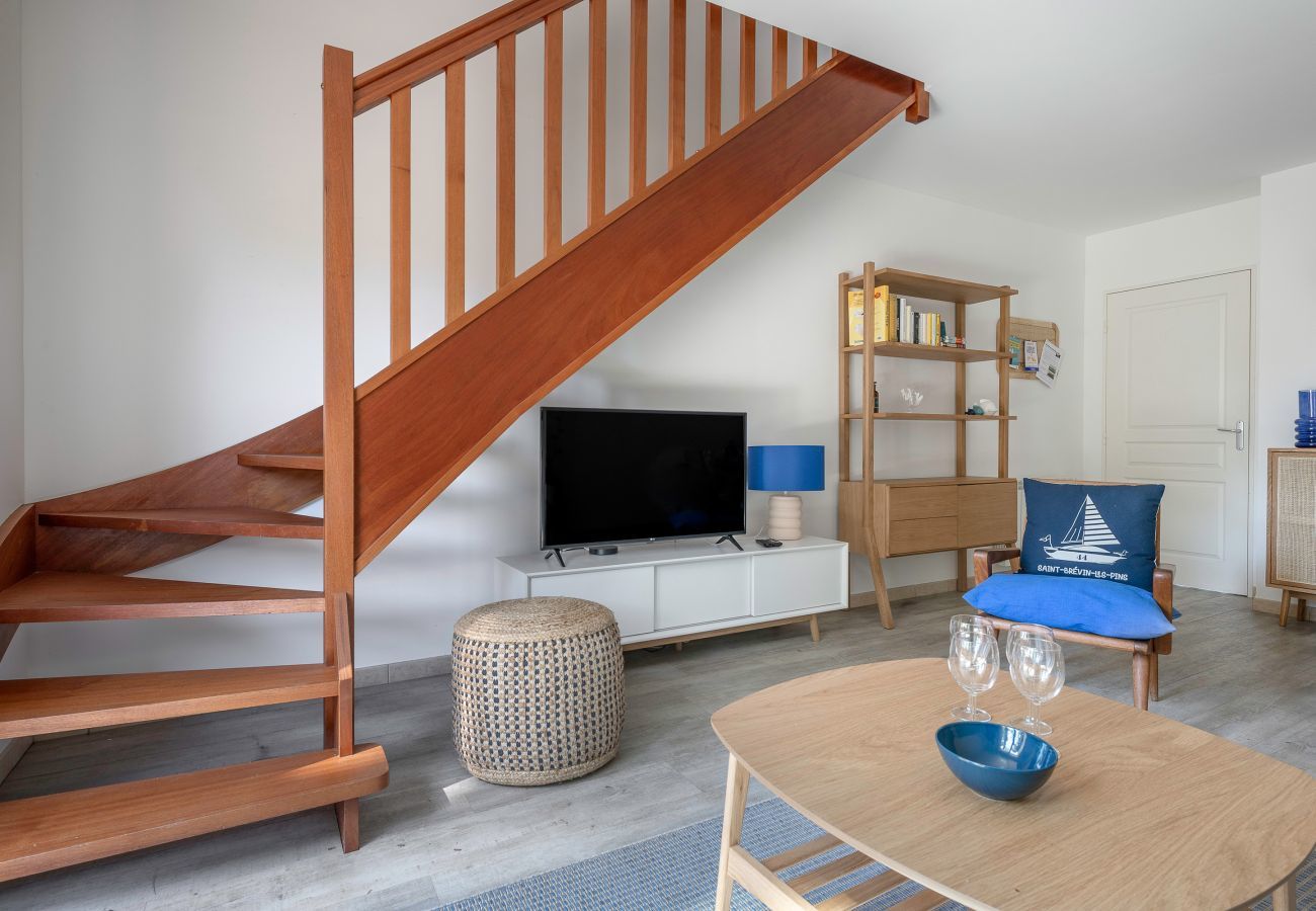 Terraced House in Saint-Brevin-les-Pins - House 60m², 500m from the beach for 4