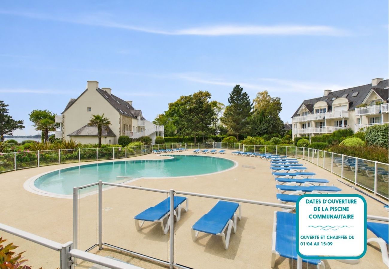 Apartment in Fouesnant - Sea and pool view balcony for 4 people