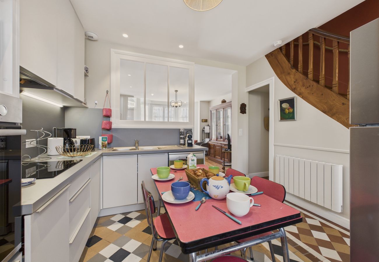 House in Pléneuf-Val-André - 400 m from the beach, garden, house for 6